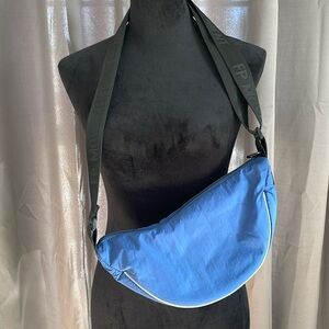 Free people movement Bulls Eye crossbody, shoulder carry bag. Royal blue. NWOT